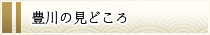 豊川の見どころ